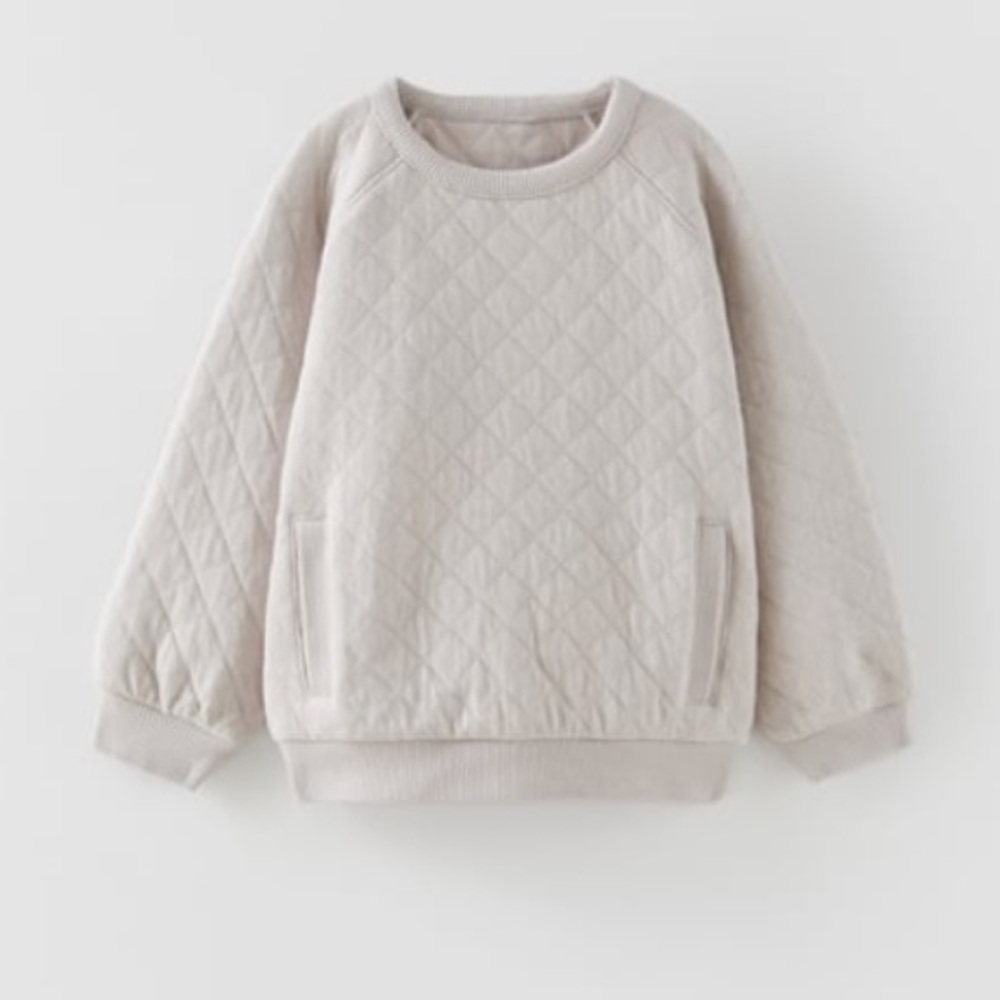 Gently Used Zara Quilted Sweatshirt